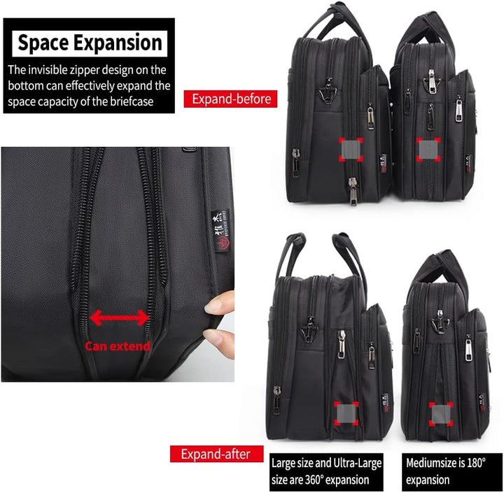 Versatile men's laptop tote bag, made from high-quality canvas, suitable for business use