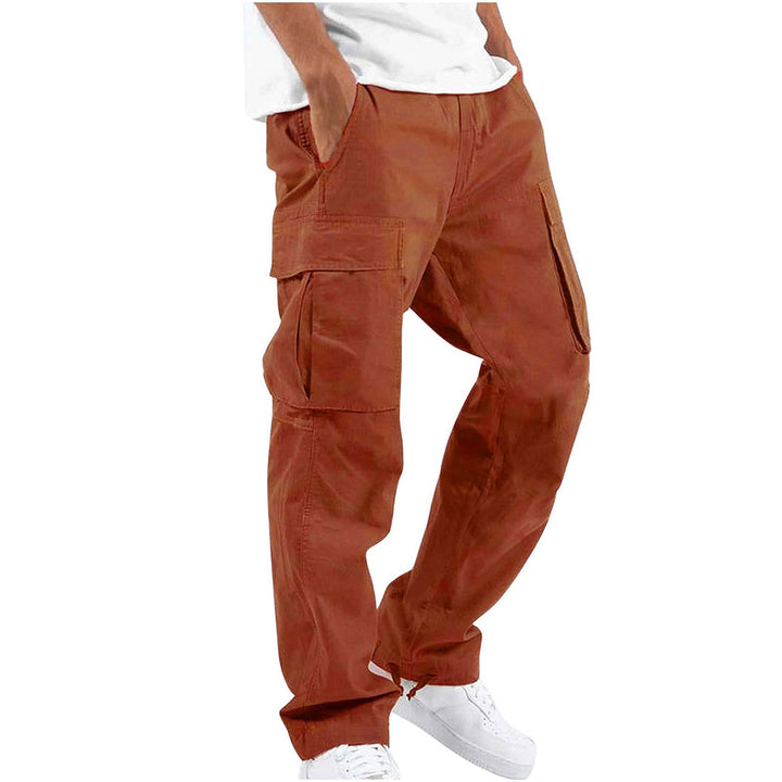Comfortable men's cargo trousers, offering a relaxed fit for all-day comfort.