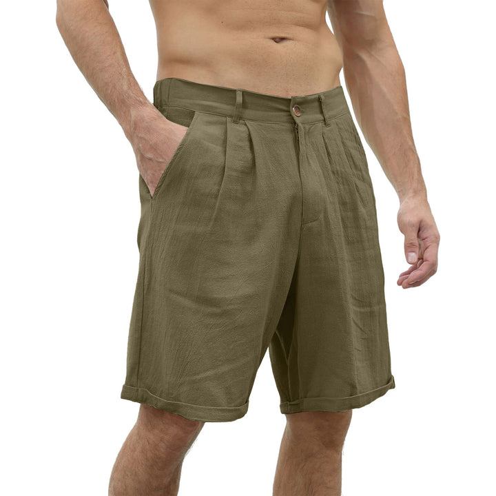 Jonas men's shorts, featuring elastic waist and breathable fabric for ultimate stretch comfort and casual style.