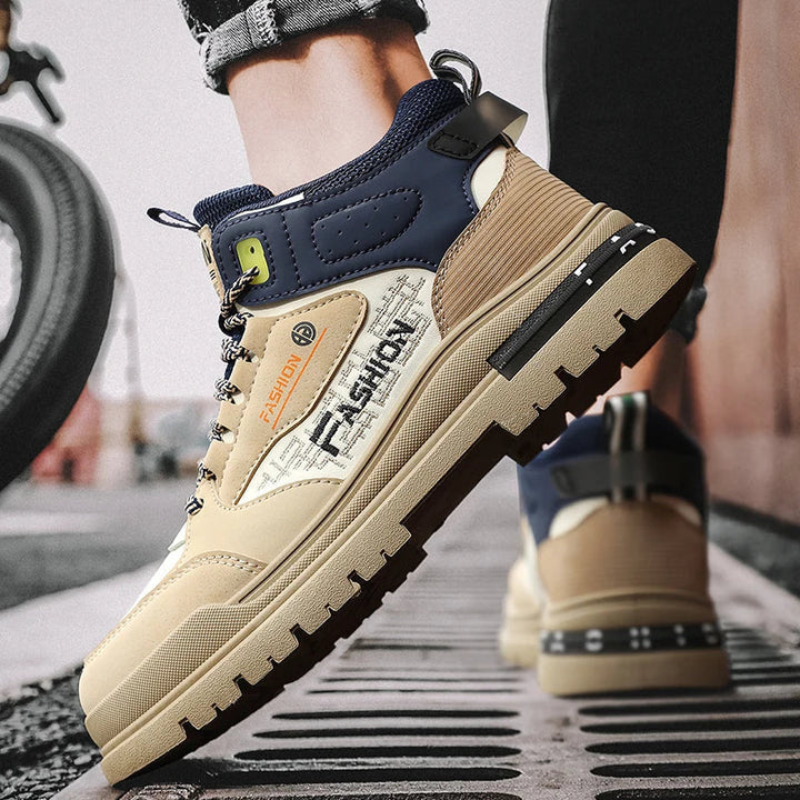 Durable men's casual walking shoes for long-lasting comfort & support.