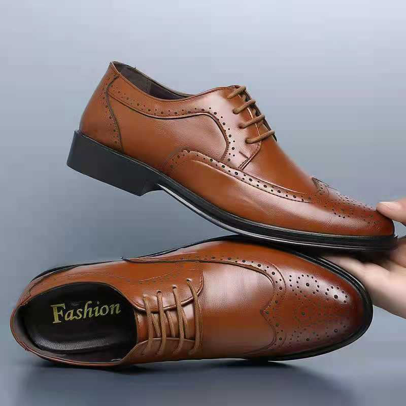 Noah Luxe black leather pointed toe dress shoes for men, ideal for special occasions & elegant business fashion.