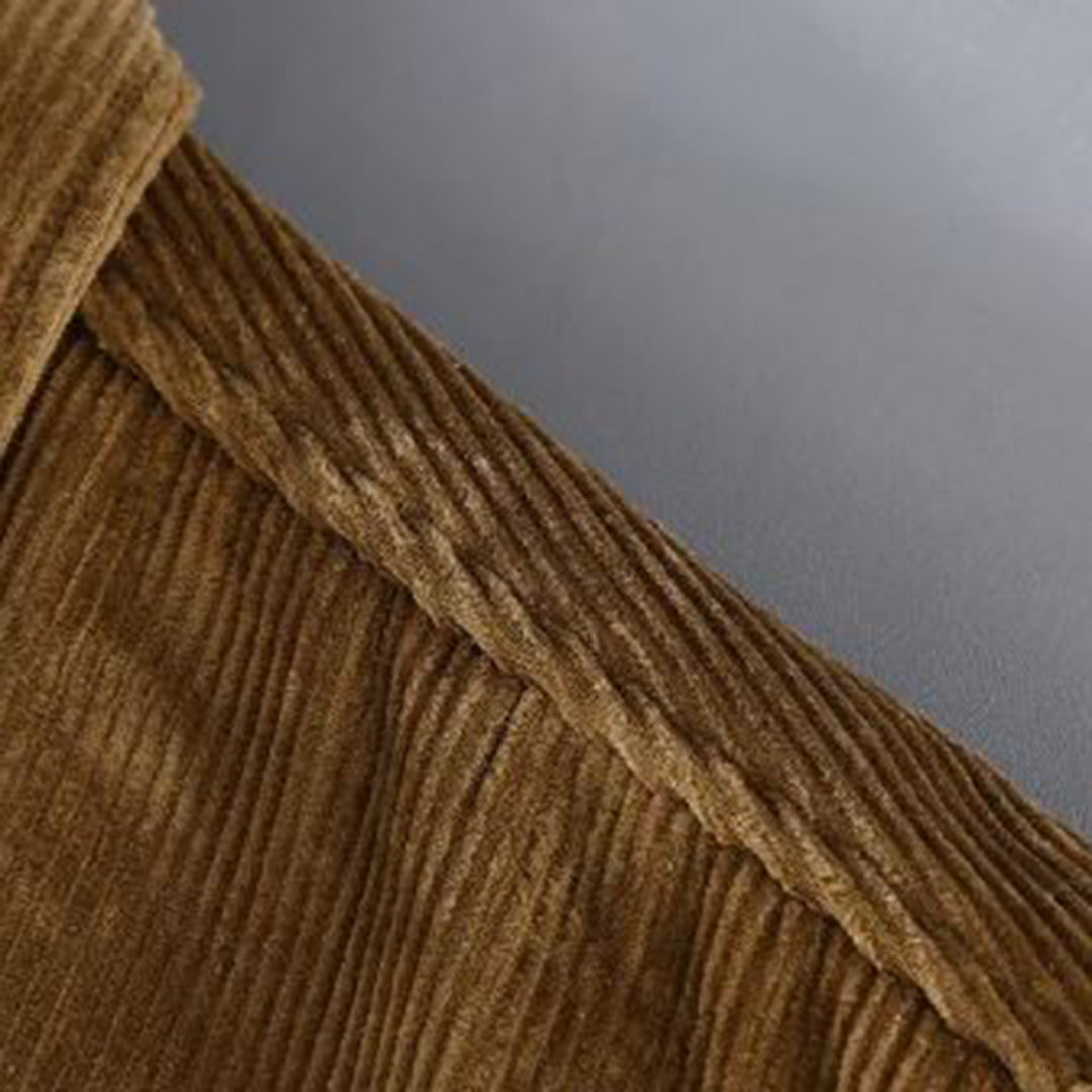 Textured men's corduroy jacket, a modern take on classic outerwear. Keeps you warm and stylish this season.