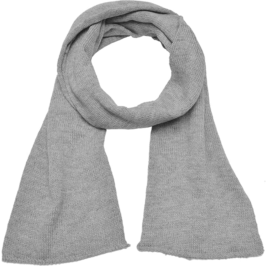 Classic men's scarf, knit double layer, ideal for harsh winter conditions and everyday wear