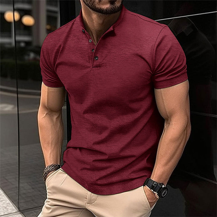 Men's classic fit polo shirt, essential for men's fashion. A smart-casual, comfortable short sleeve top.
