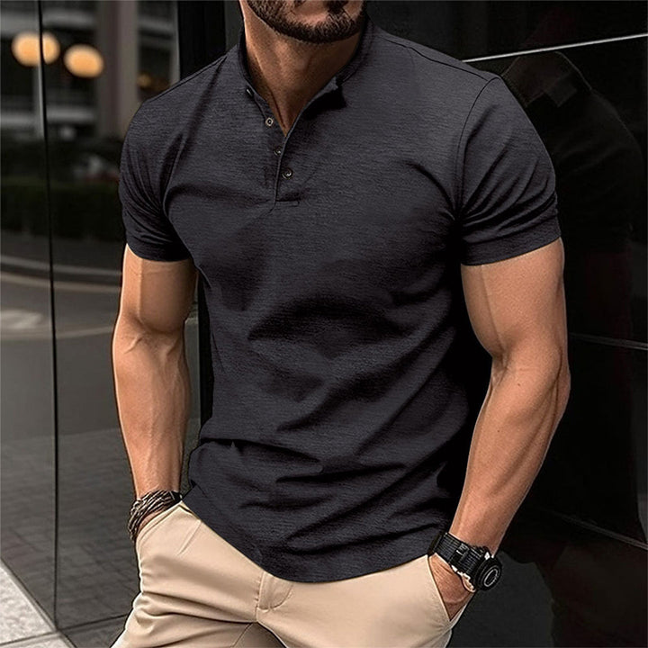 Classic fit men's polo shirt, a comfortable and stylish piece of men's clothing for effortless everyday wear.