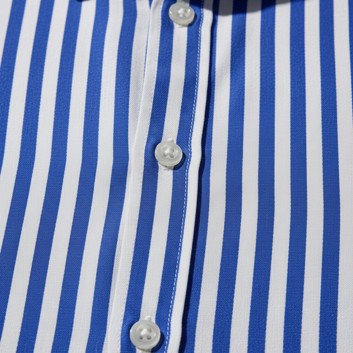 Stylish men's striped shirt, a versatile button-down for casual and smart occasions