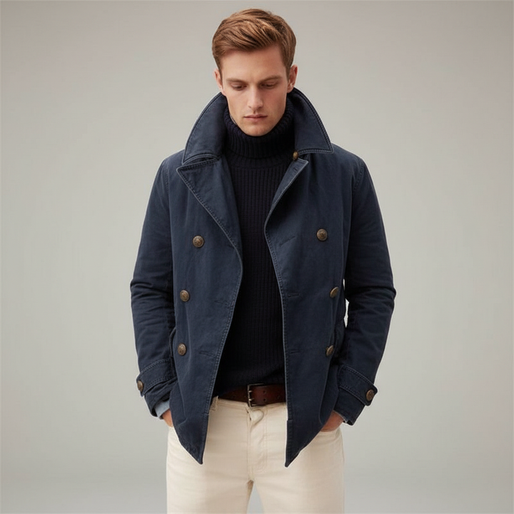 Versatile men's 'Jakob' jacket with a comfortable fit, ideal for autumn outings and everyday style.