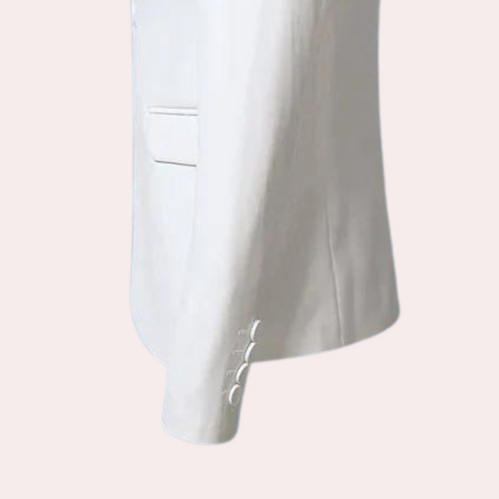 Stylish men's slim fit blazer, a modern classic jacket ideal for both formal and casual men's apparel.
