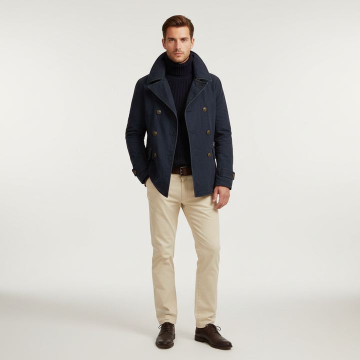 Men's classic Finn jacket for autumn, a versatile and casual transitional outerwear.