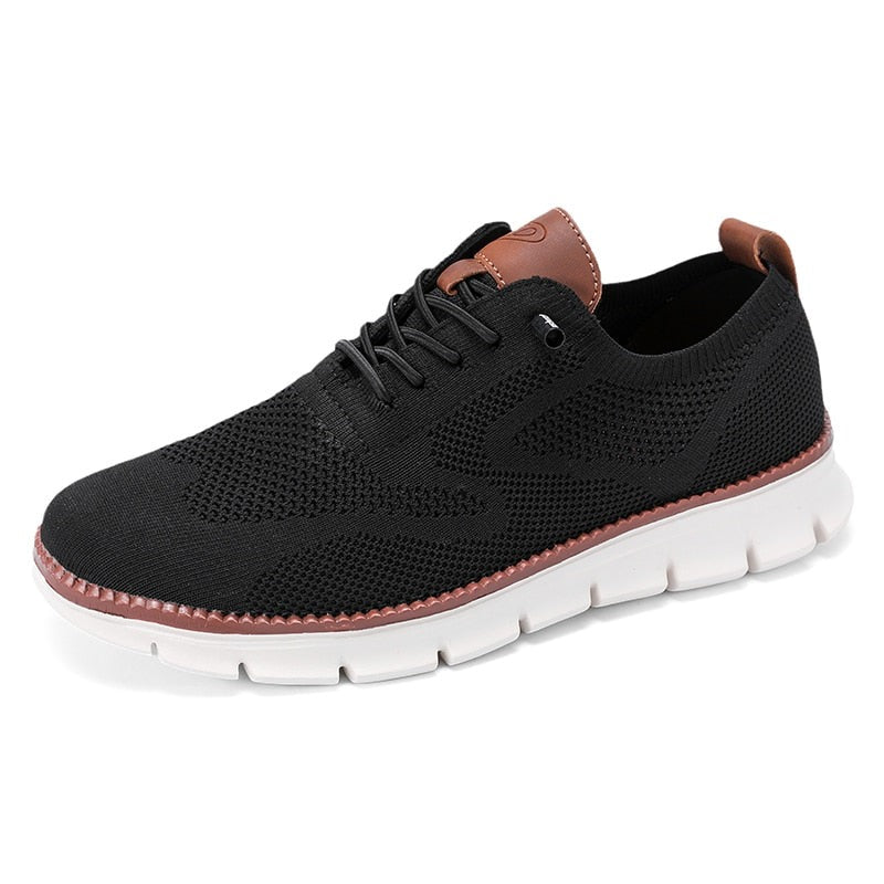 Pair of men's Colin breathable mesh summer shoes in a casual setting, perfect for everyday wear