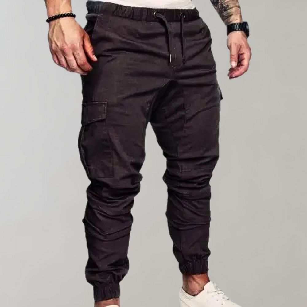 Men's comfortable cargo pants, relaxed fit for everyday wear. Ideal casual trousers.