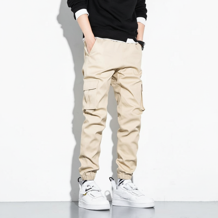 Graham men's multi-pocket cargo trousers, a durable and comfortable option for casual utility.