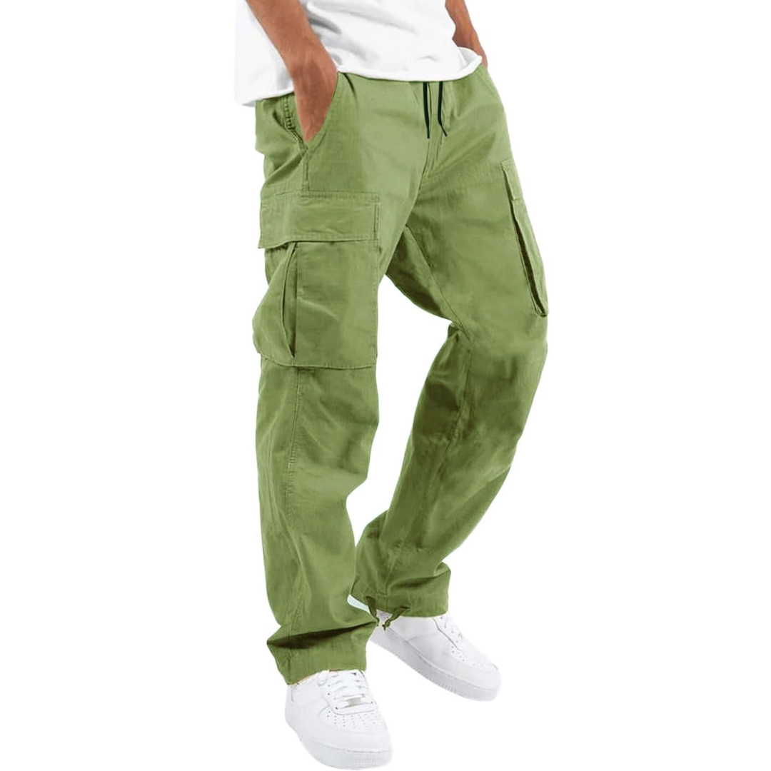 Men's cotton cargo joggers in charcoal, perfect for casual wear and daily comfort