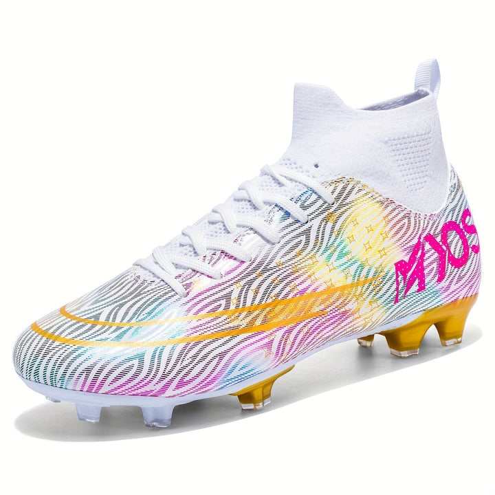 Men's Dario high-ankle football boots, providing superior support & grip for peak performance on the field.