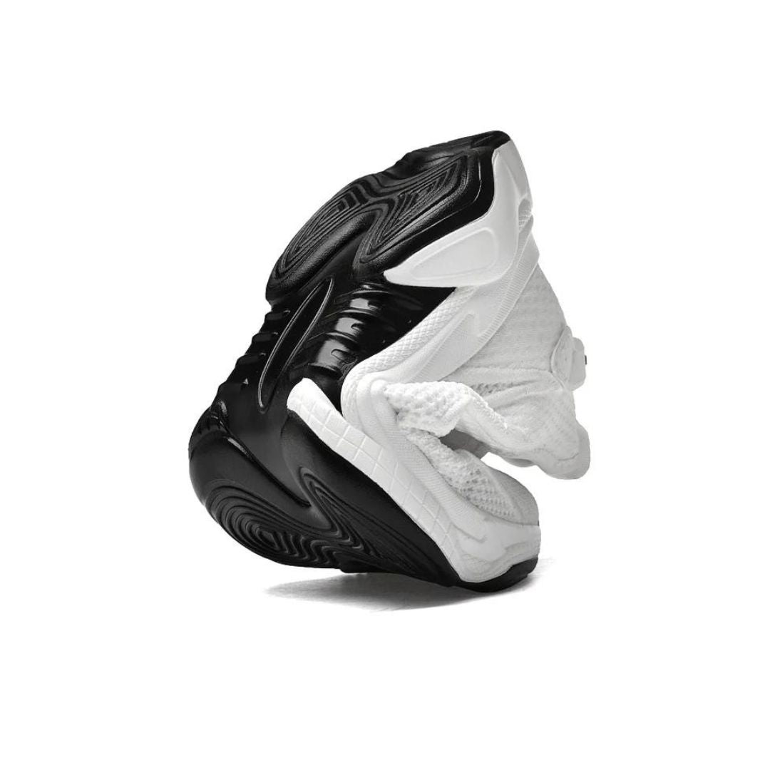 White men's height boost shoes. Elevate your style & confidence with these discreet lift sneakers.