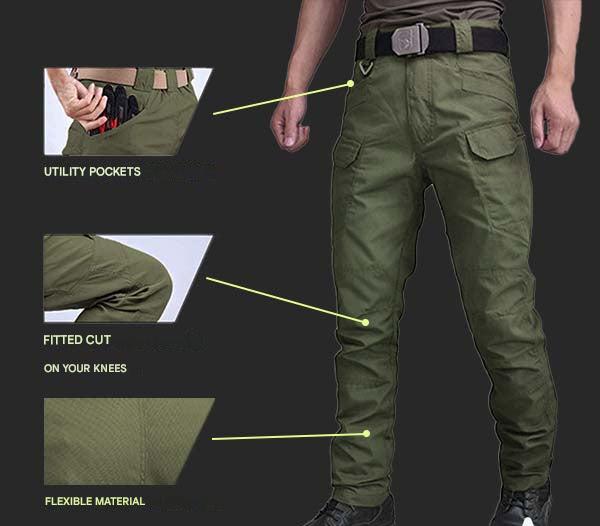 Heavy-duty men's tactical pants, Jasper model, built for work, outdoor, & everyday comfort.