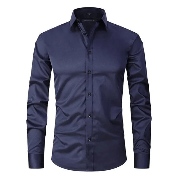 Men's versatile DynamicStretch performance shirt. Breathable, moisture-wicking & stylish for comfort.