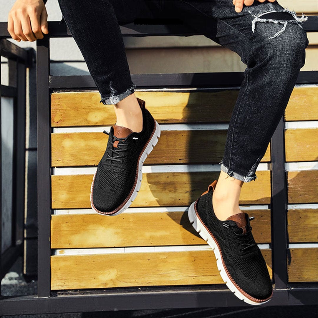 Elias men's sneakers with cushioned sole, providing all-day breathable comfort.