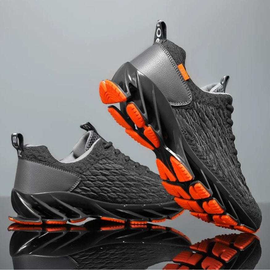 Men's Elric DynamicMotion running shoes; lightweight, breathable design for ultimate comfort & shock absorption on runs.