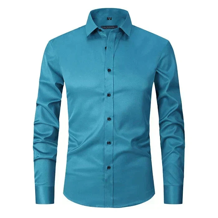 Stylish men's breathable everyday shirt. Stretchy fabric, long sleeves for ultimate comfort & versatile styling.