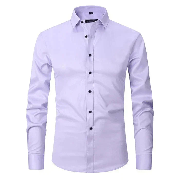 Felix men's comfortable elastic shirt. Breathable & stretchy long-sleeve top for smart casual or daily wear.