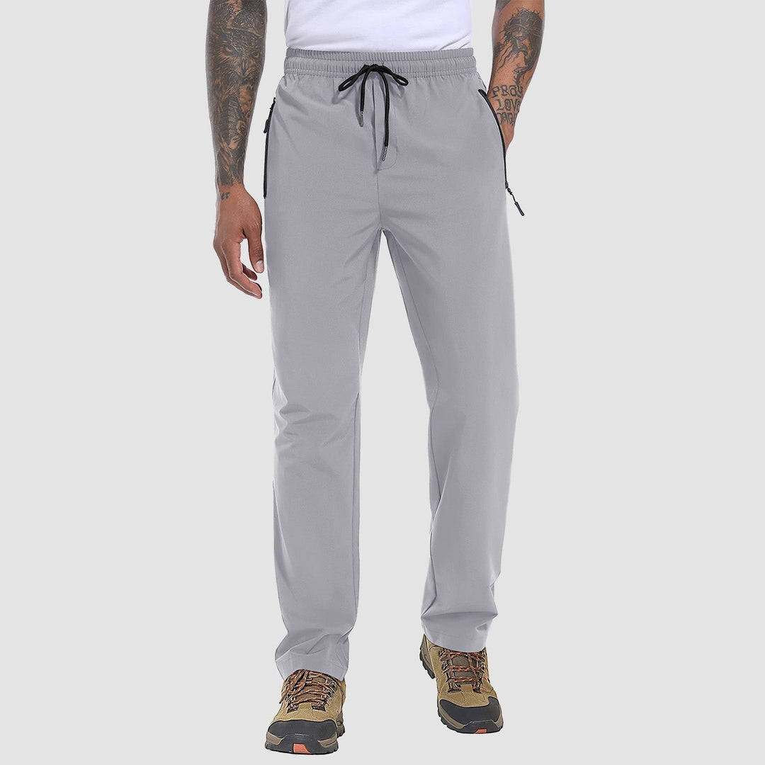 High-performance FlexiTrek men's quick-dry stretch hiking pants for active outdoor enthusiasts & trekkers.