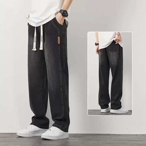 Men's Julian lightweight straight leg jeans for ultimate summer comfort. Relaxed fit, perfect for casual wear.