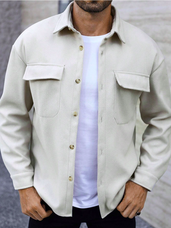 Men's lightweight Cairo summer jacket in blue, breathable and casual for spring fashion