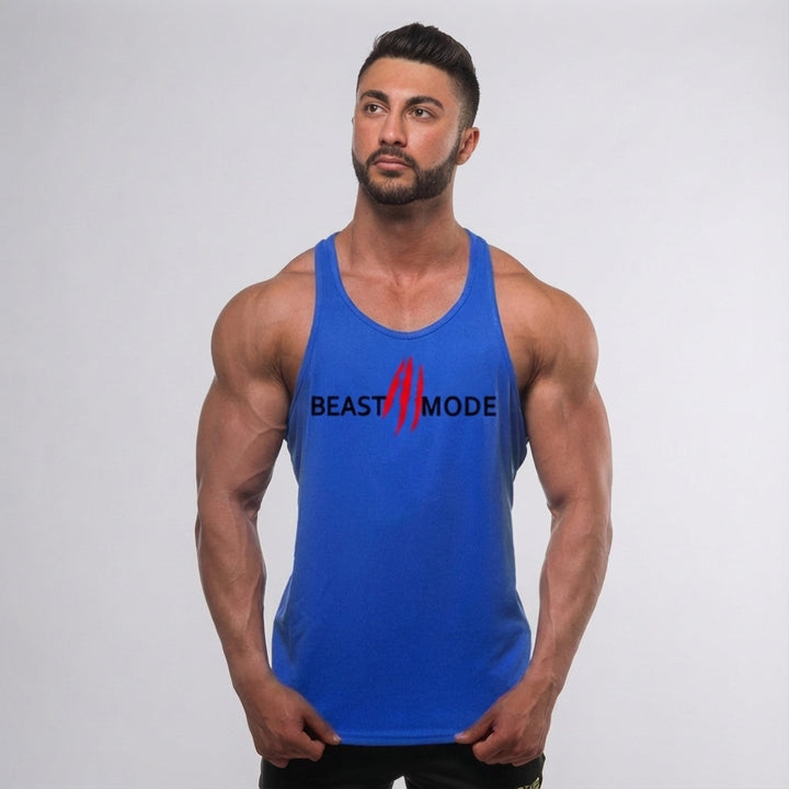 Frederick men's gymwear tank top, breathable cotton for intense workouts