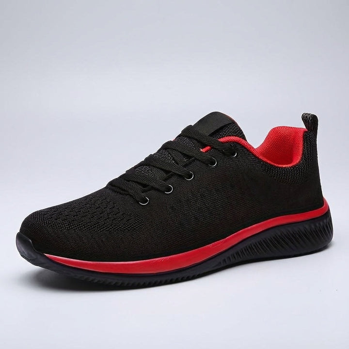 Pair of men's Dynamic Comfort running shoes, in a neutral color, suitable for active lifestyles