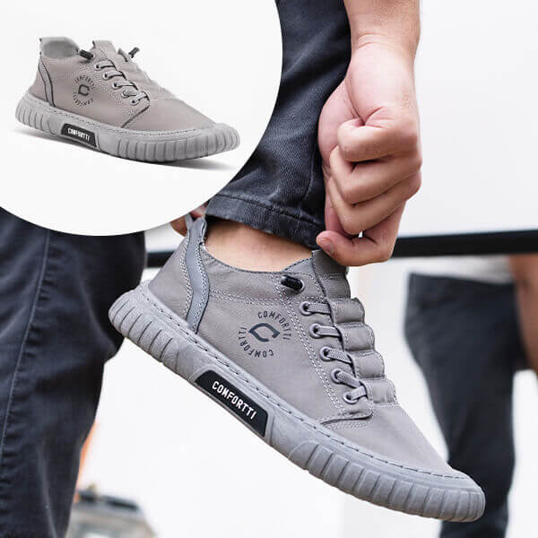 Stylish men's athletic casual sneakers, lightweight with a breathable design.