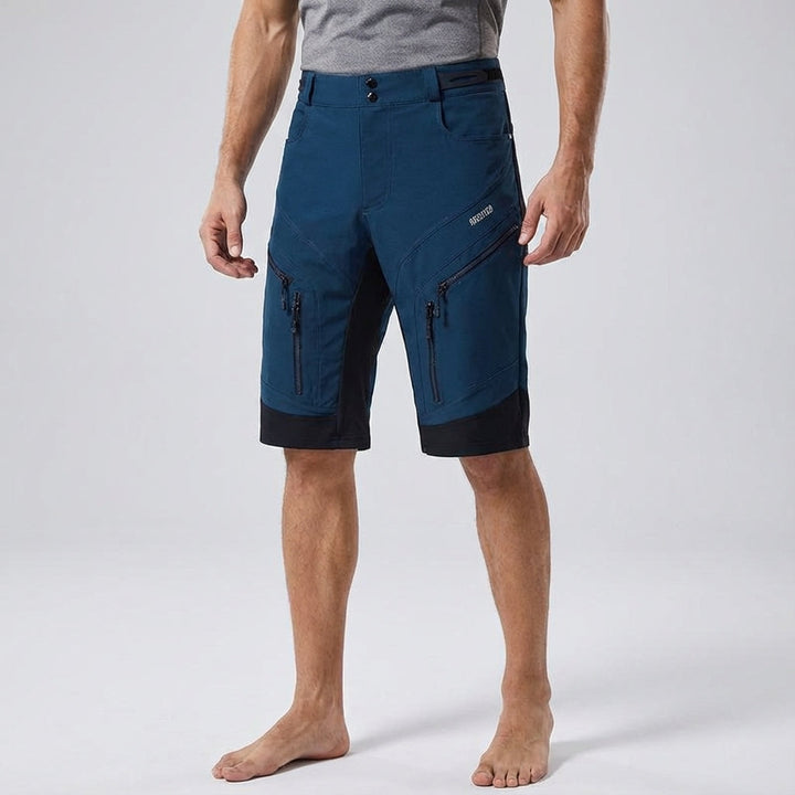 Athletic men's running shorts Marvin with secure zipper pockets, perfect for active performance and comfort.