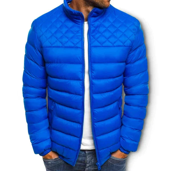 Stylish man wearing a Boaz lightweight summer jacket, ideal for active and casual occasions