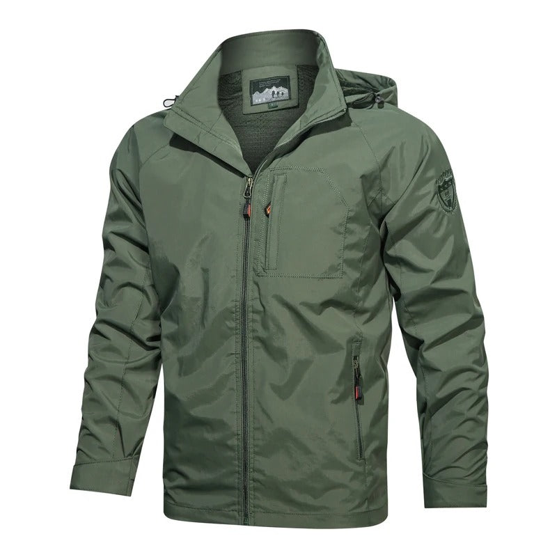 Men's Rover summer adventure jacket, perfect for hiking and exploring. Lightweight, breathable outdoor activewear.