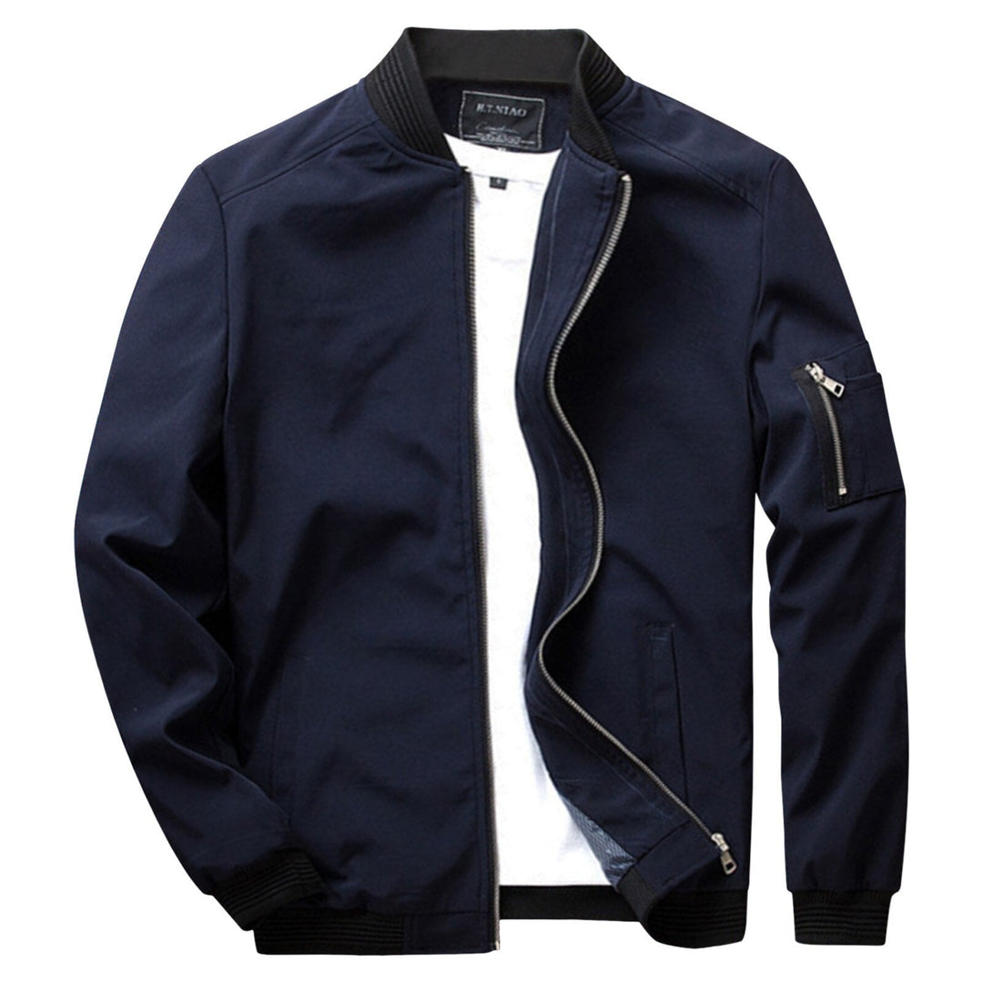 Orion men's lightweight summer bomber jacket with zip-up front, perfect casual spring outerwear.