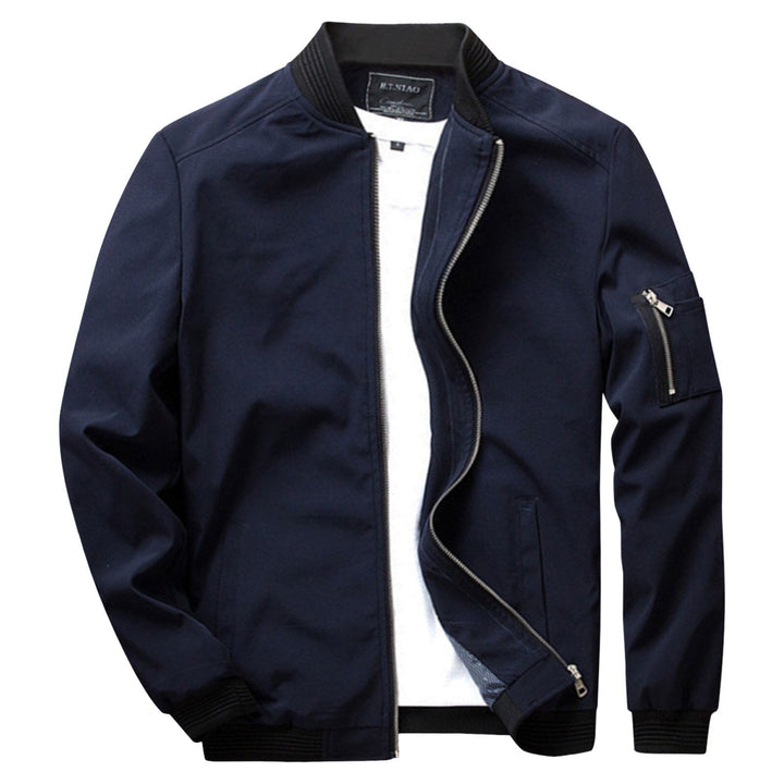 Orion men's lightweight summer bomber jacket with zip-up front, perfect casual spring outerwear.