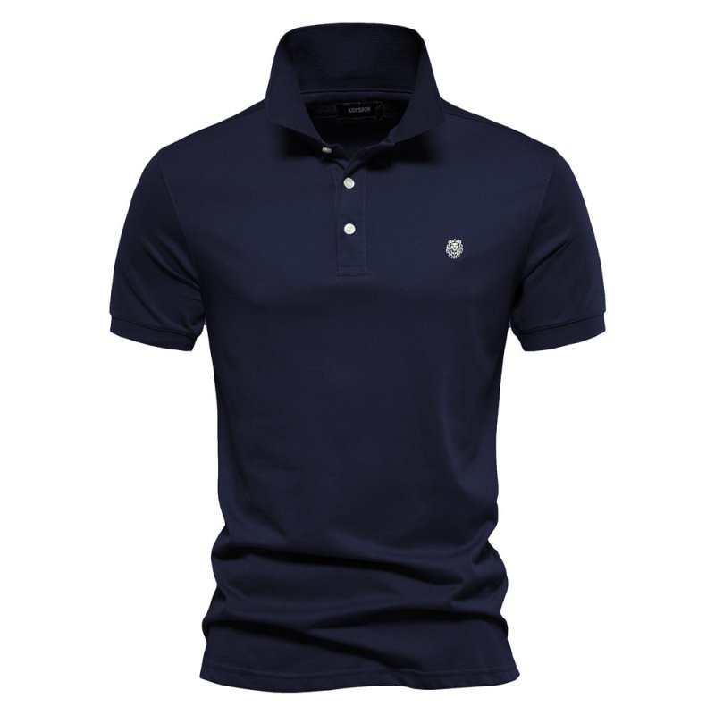 Comfortable men's Logan polo shirt. Versatile classic for casual wear & modern men's fashion.