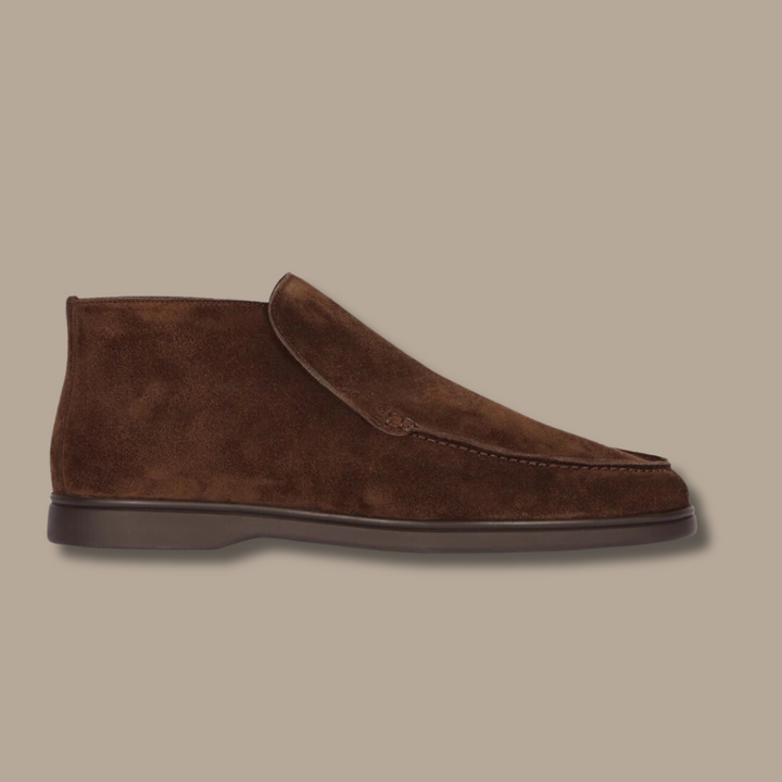LuxeStride men's comfortable slip-on loafers. All-season footwear, blending classic design with modern appeal.