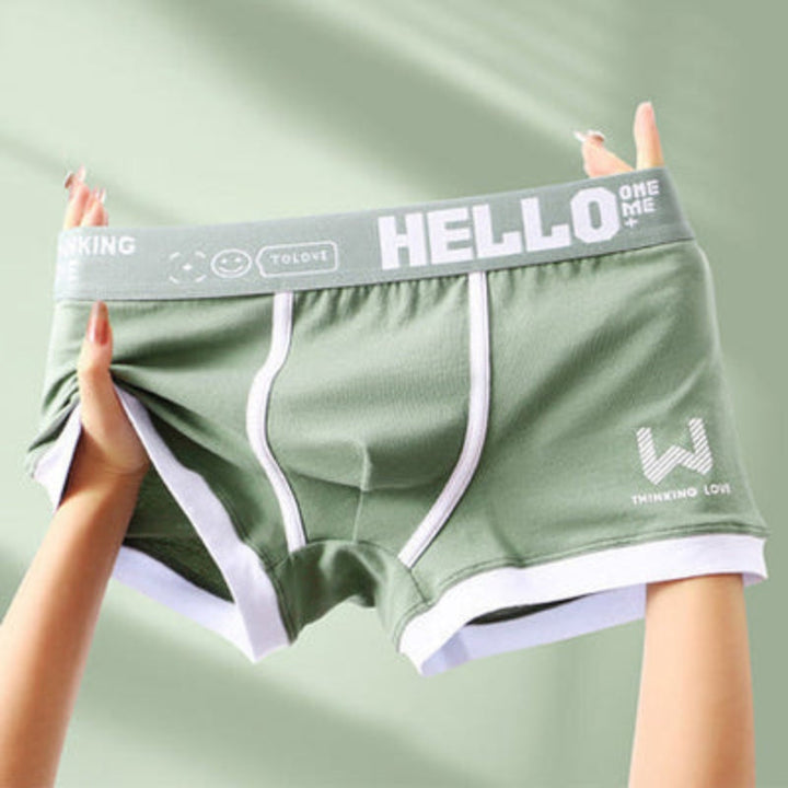 Men's luxury boxer briefs 6-pack for ultimate comfort & style. Soft cotton stretch underwear for daily wear.