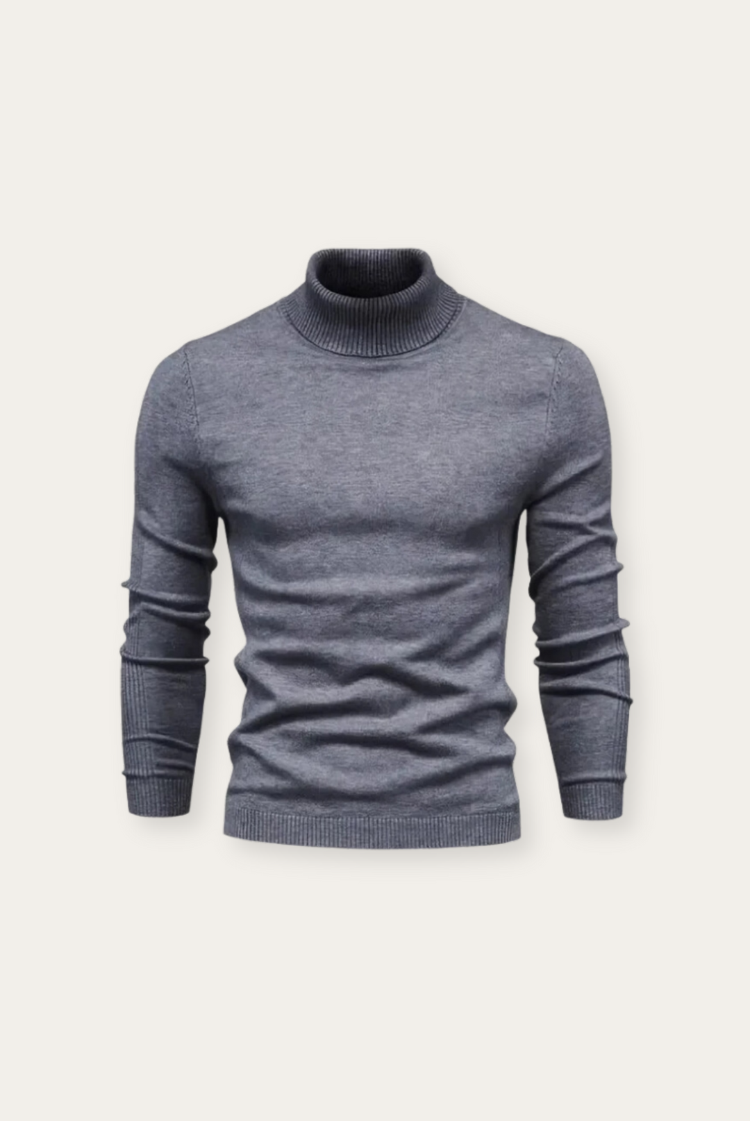Adrian men's luxury long-sleeve high-collar sweater. A stylish and comfortable turtleneck for sophisticated fashion.