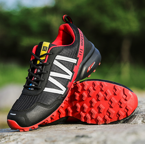 Maxim men's waterproof walking shoes, durable and comfortable for diverse outdoor terrain.