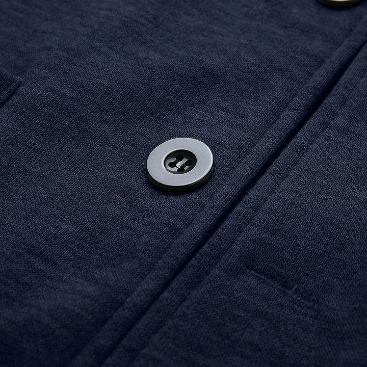 Modern men's versatile everyday blazer, a stylish smart casual jacket for autumn fashion.