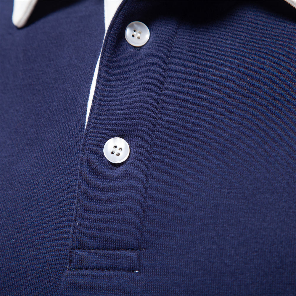 Men's smart casual polo pullover. A versatile, comfortable new arrival for modern men's wardrobes.