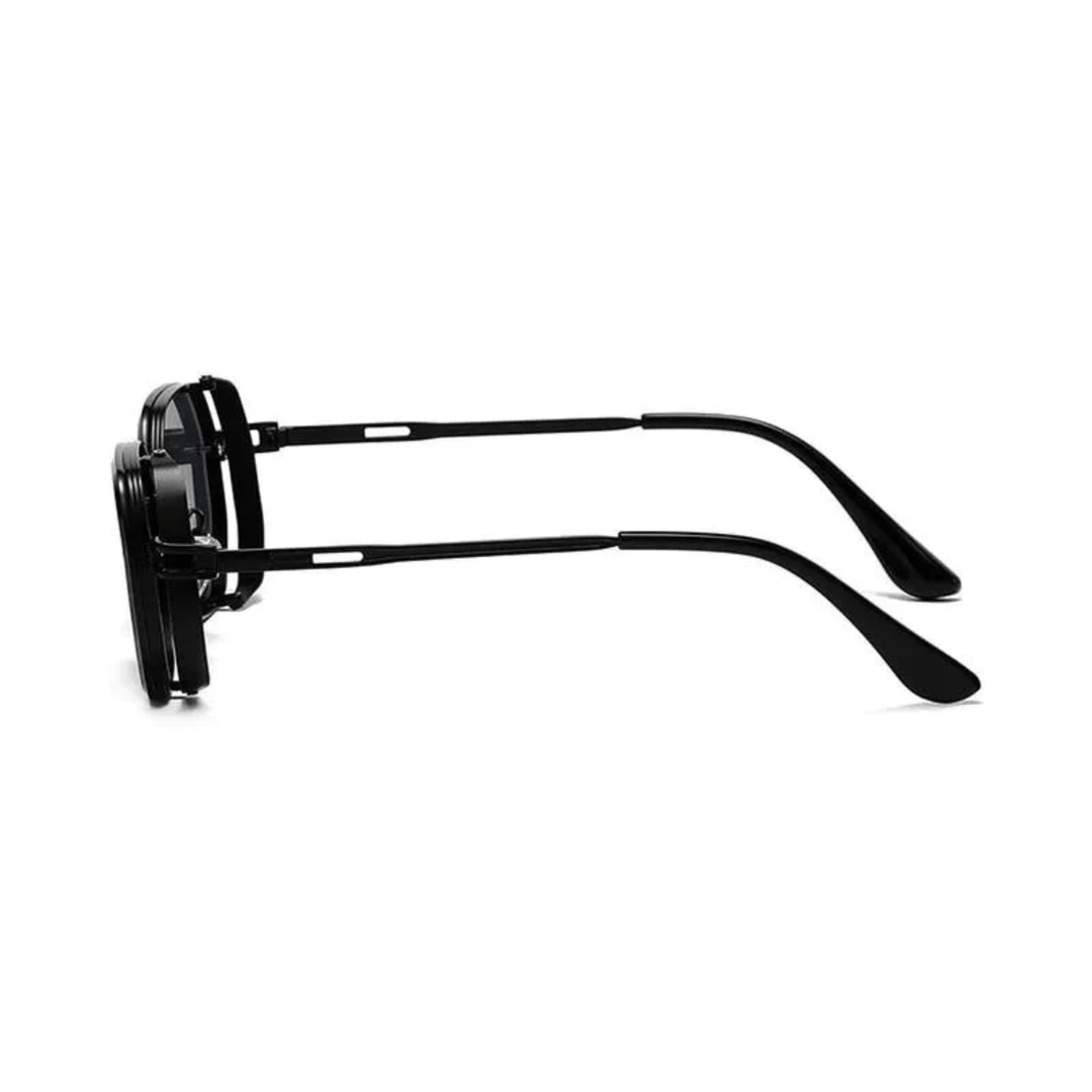 UrbanValence UV400 protective eyewear for men, featuring a classic steel frame for timeless summer style.