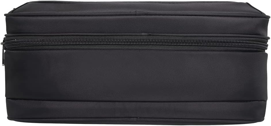 Versatile men's canvas laptop tote bag with shoulder strap & handles for professional business use.