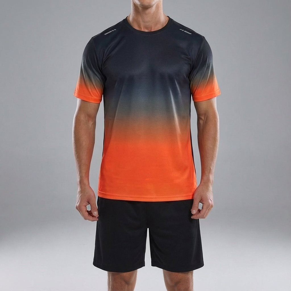 Men's activewear set: quick-dry top & shorts, perfect for training and exercise