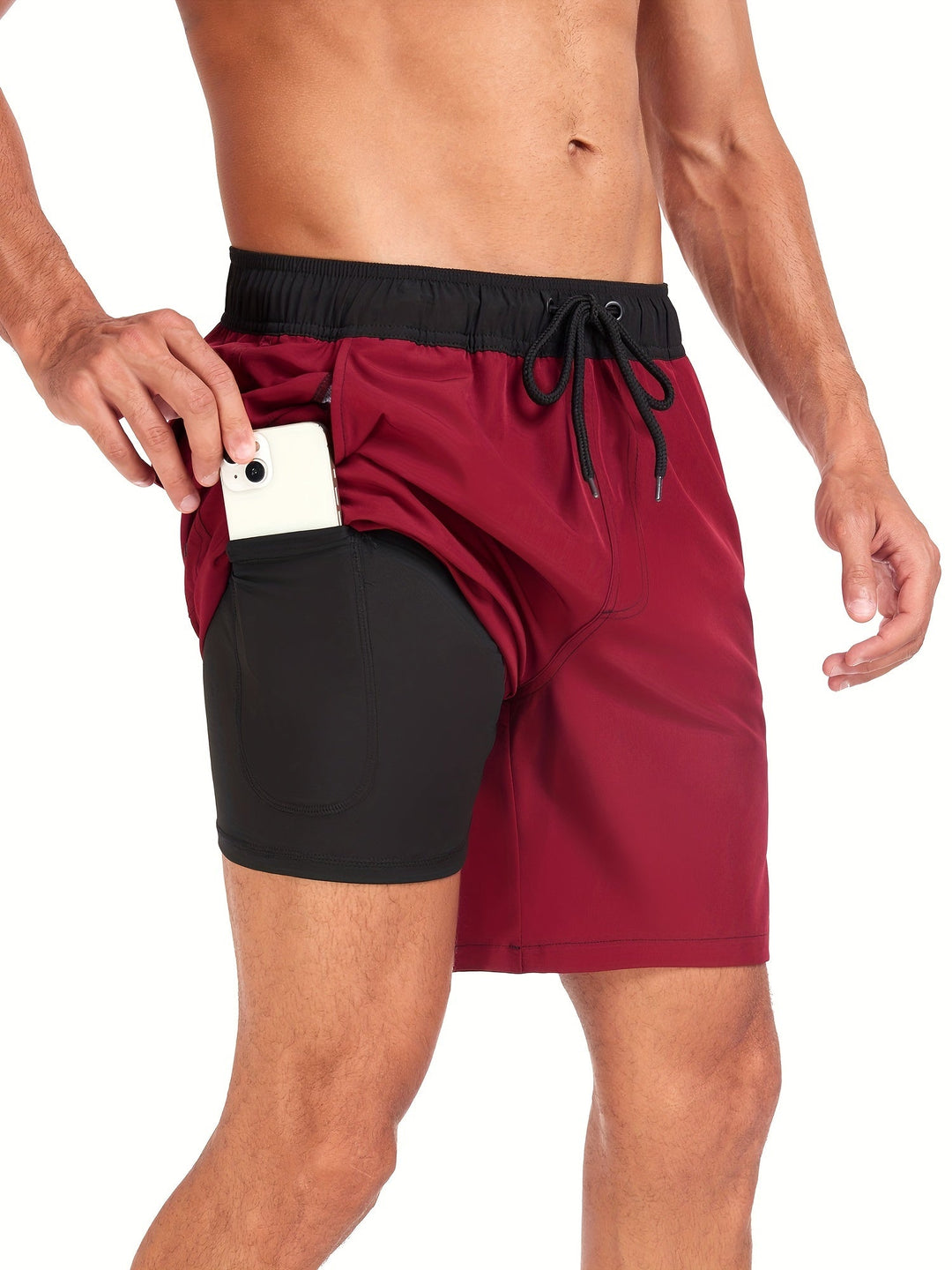 Jonas men's quick-dry swim shorts, ideal for vacation, beachwear, and poolside comfort.