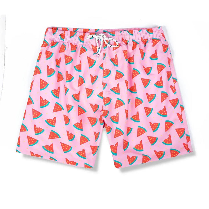 Vibrant Men's swim shorts for quick-dry comfort and stylish beach or leisurewear.