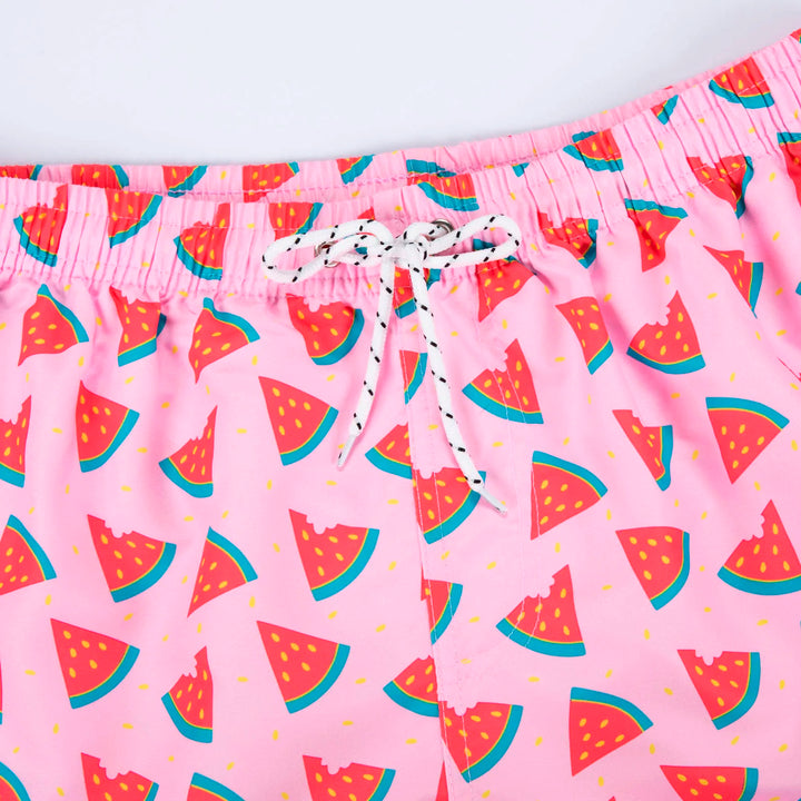 Milo men's quick-dry beach shorts with a lively print, perfect summer swimwear.