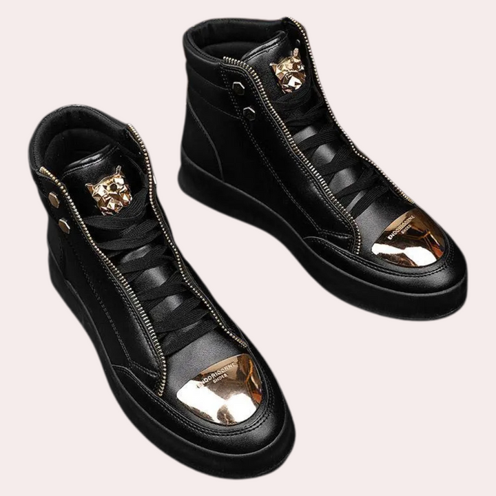 Rafael men's high-top athletic sneakers, combining modern style with urban fashion for comfortable street footwear.
